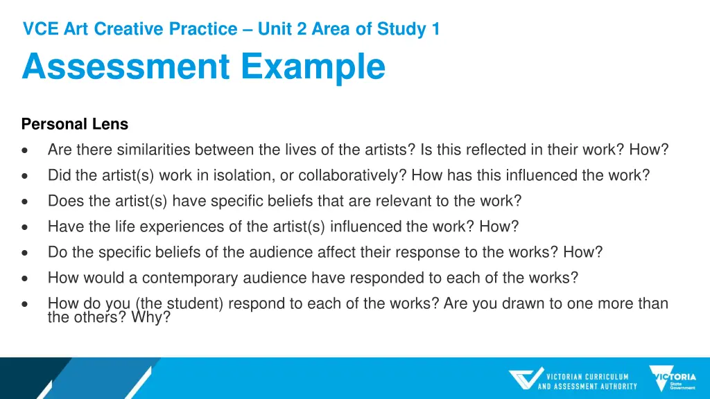 vce art creative practice unit 2 area of study 1 8