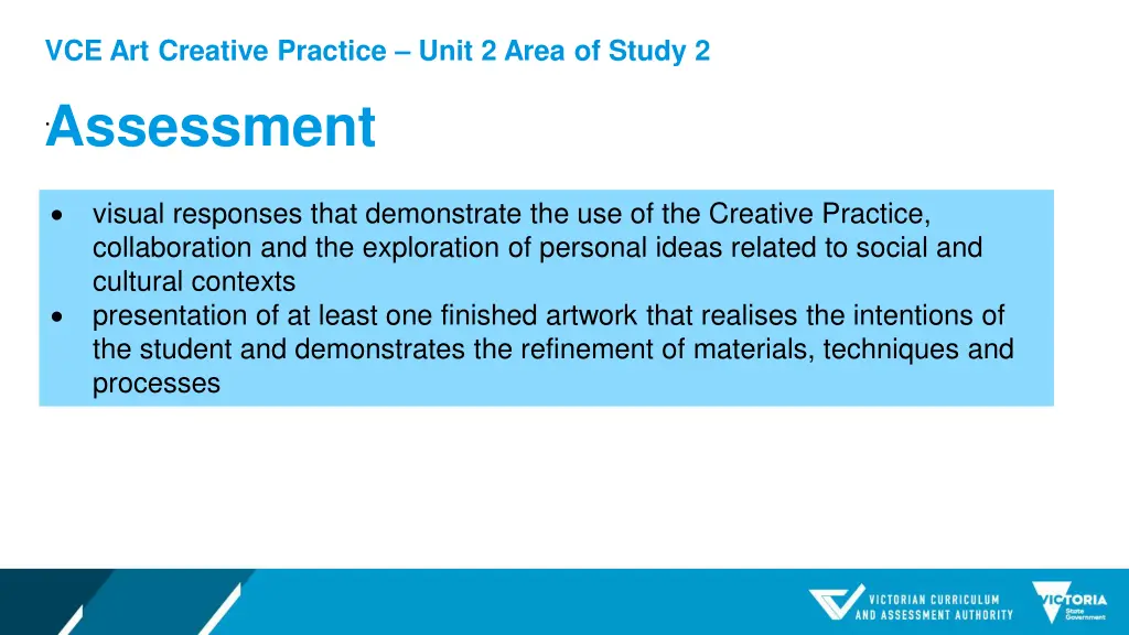 vce art creative practice unit 2 area of study 2 5