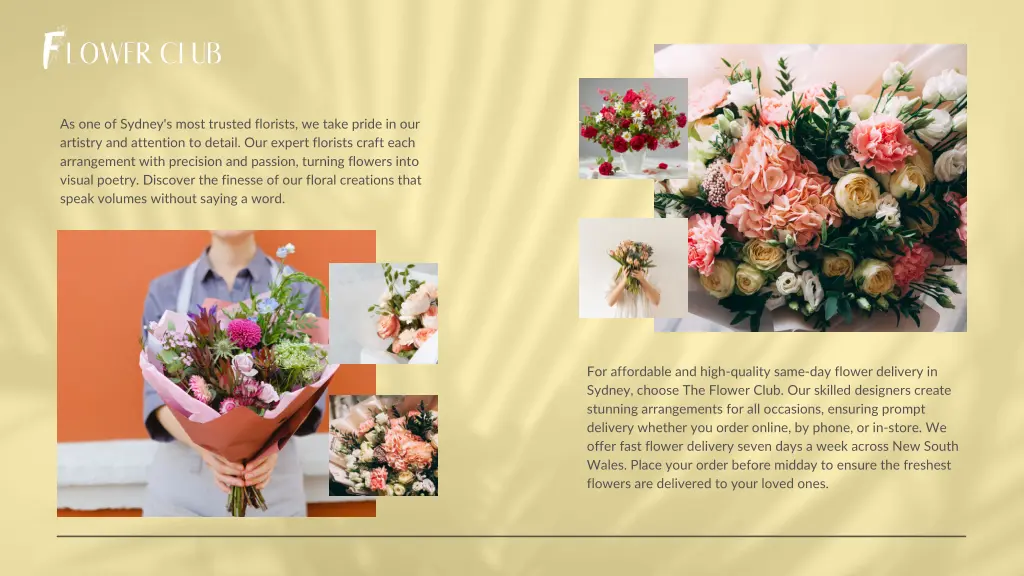 as one of sydney s most trusted florists we take