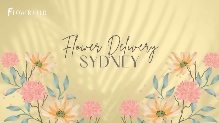 flower delivery sydney