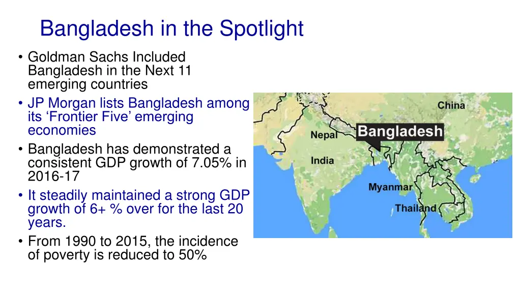 bangladesh in the spotlight