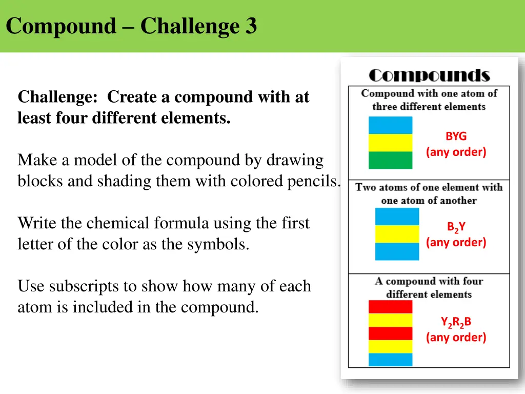 compound challenge 3