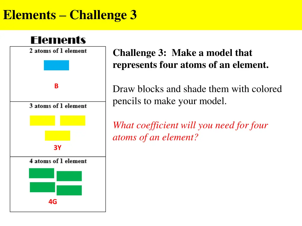 elements challenge 3