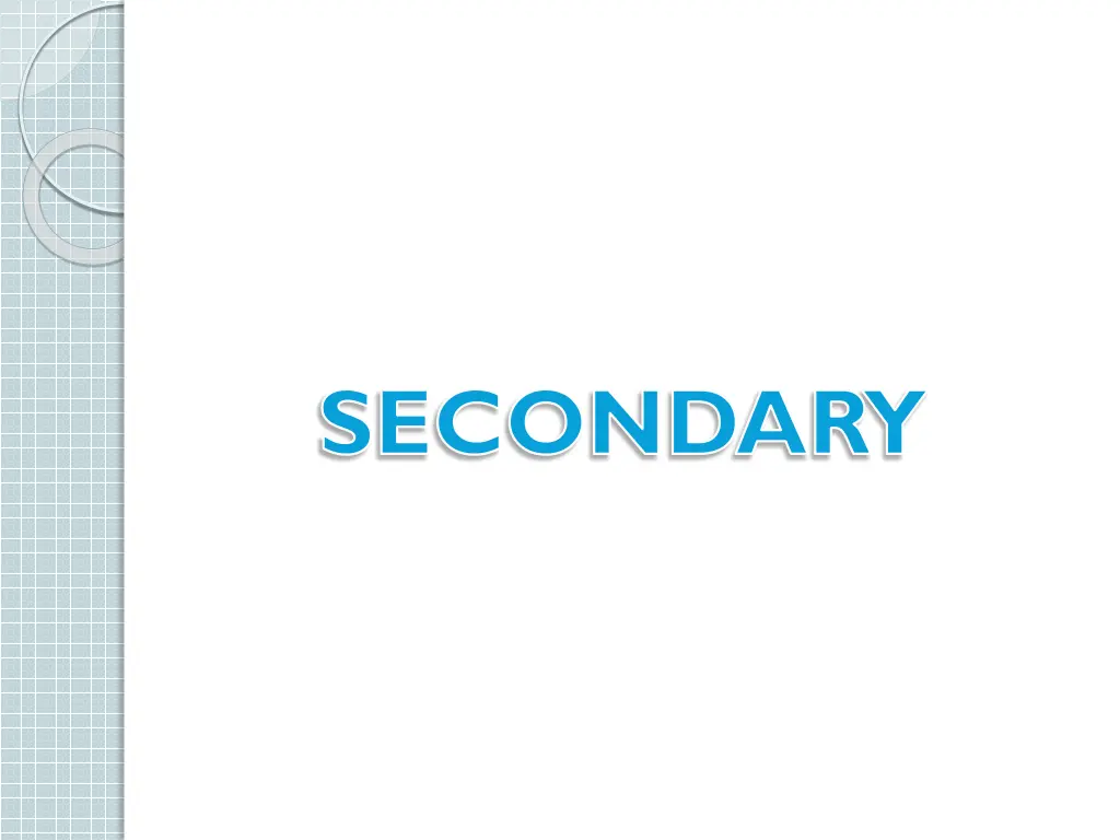 secondary