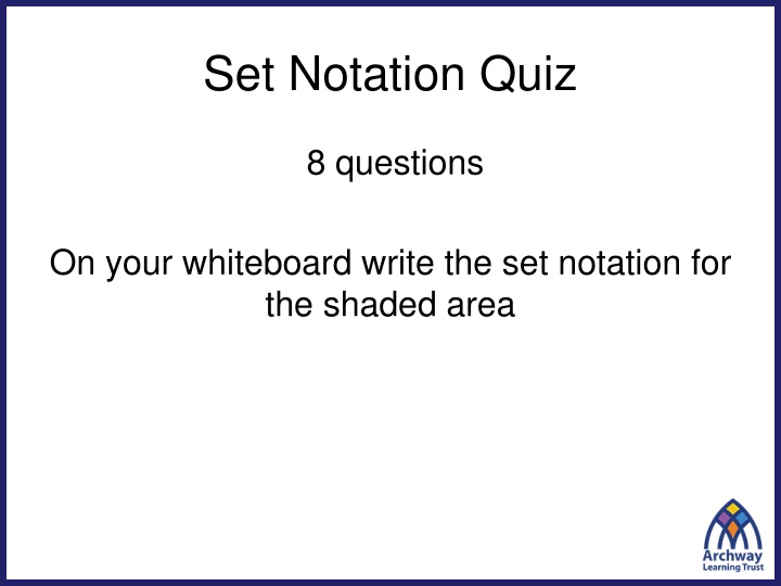 set notation quiz