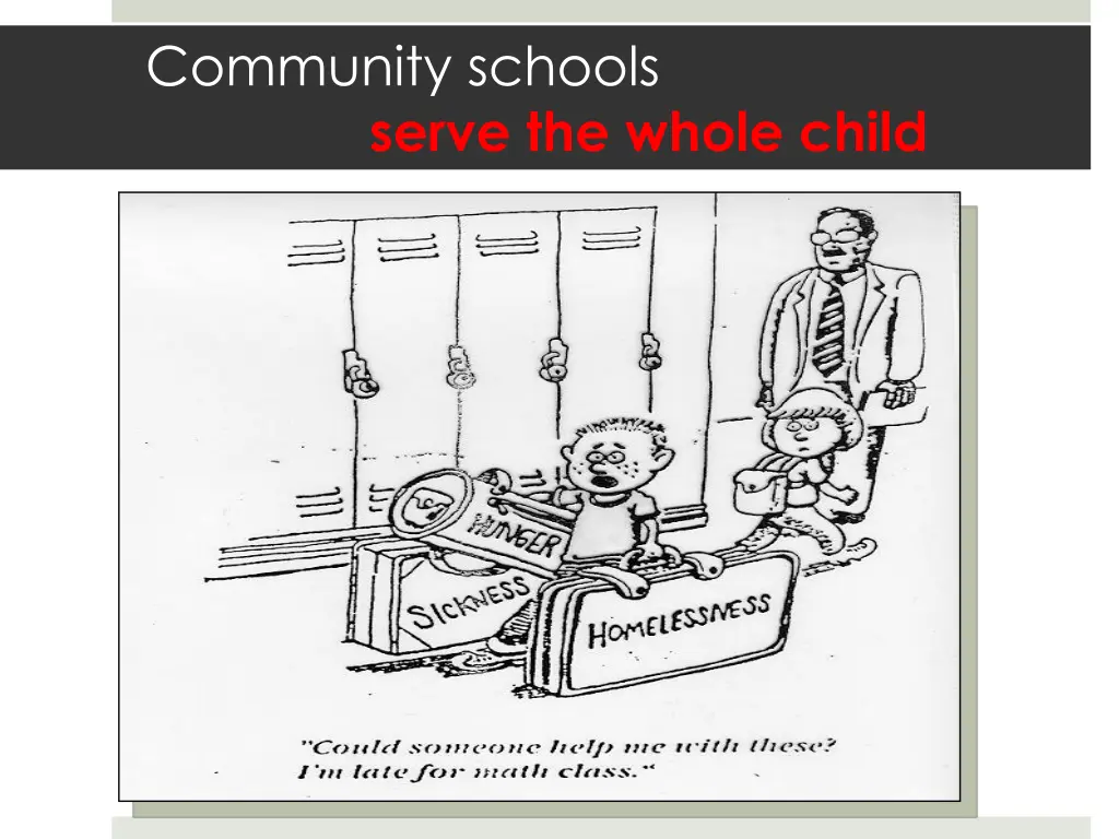 community schools serve the whole child