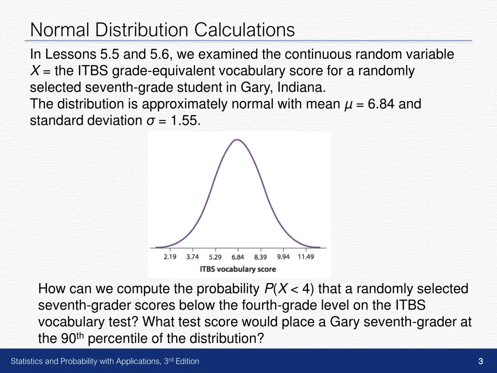 normal distribution calculations 1