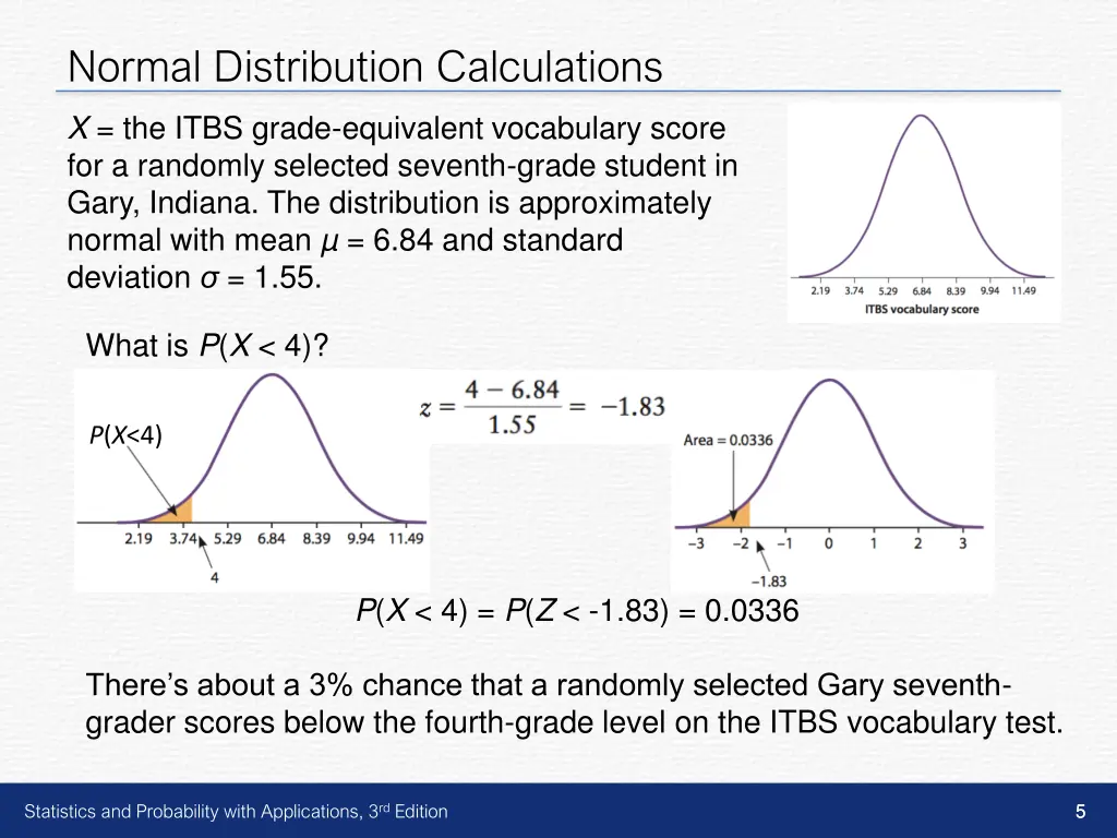 normal distribution calculations 3