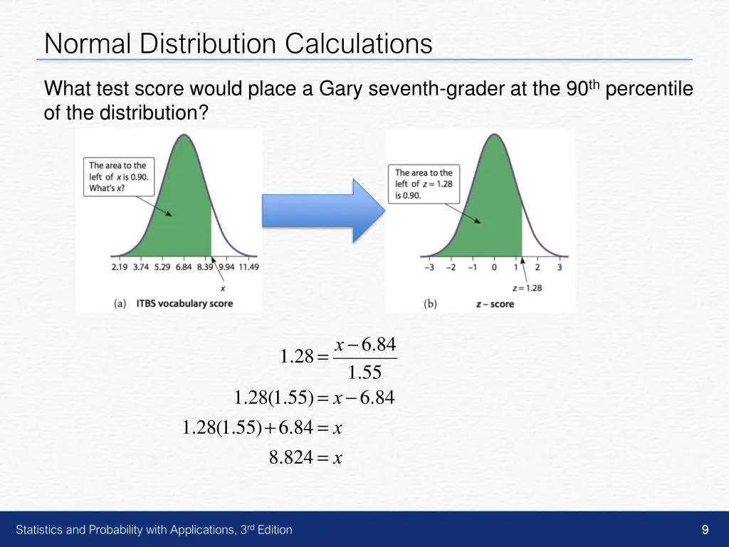 normal distribution calculations 5