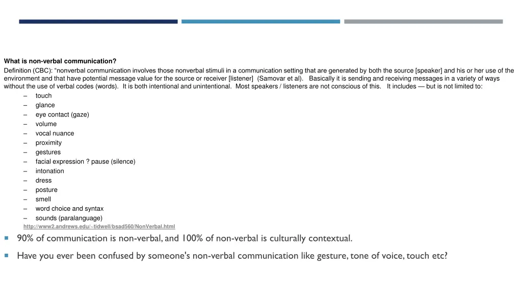 what is non verbal communication definition