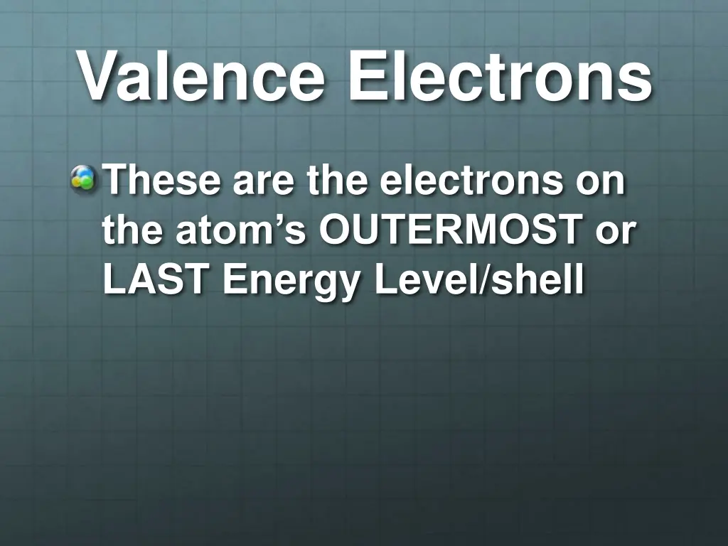 valence electrons