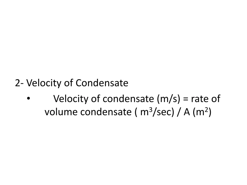 2 velocity of condensate velocity of condensate