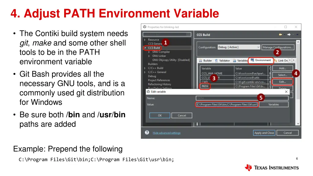 4 adjust path environment variable