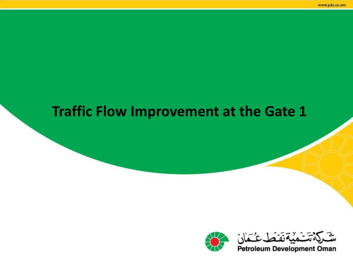 traffic flow improvement at the gate 1