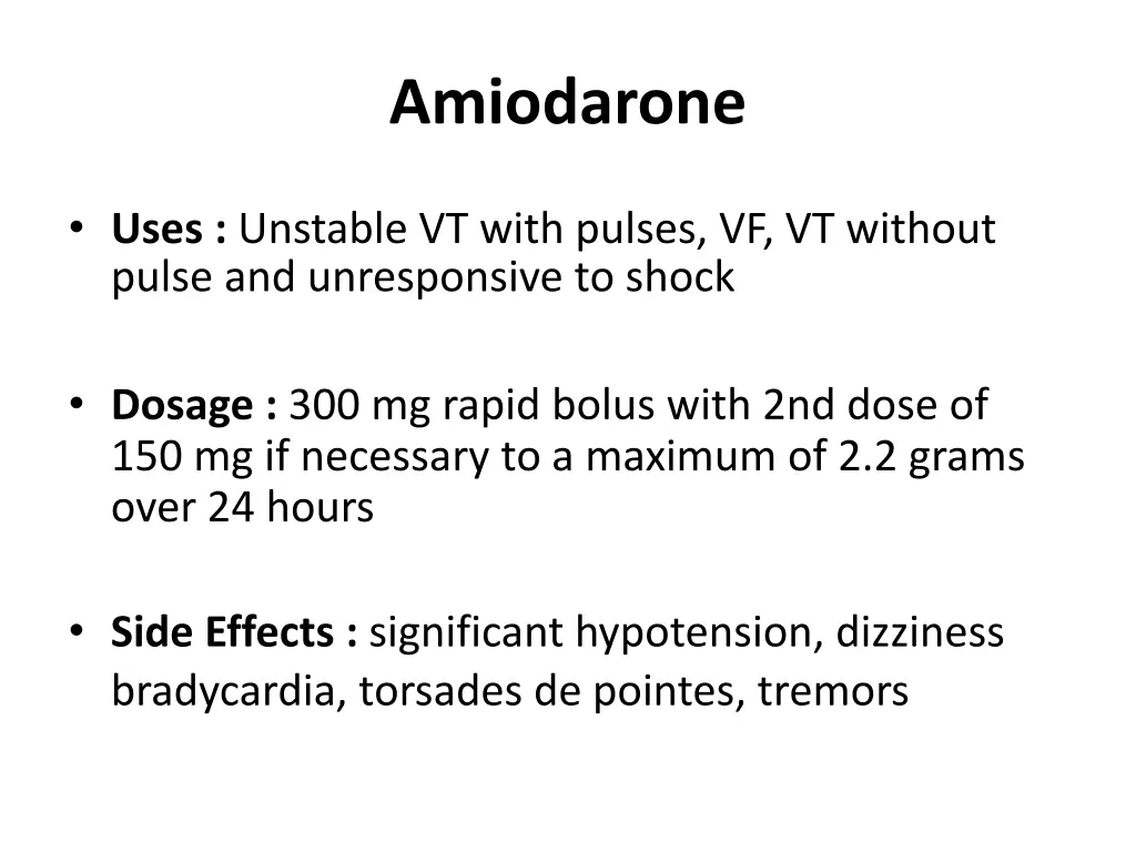 amiodarone