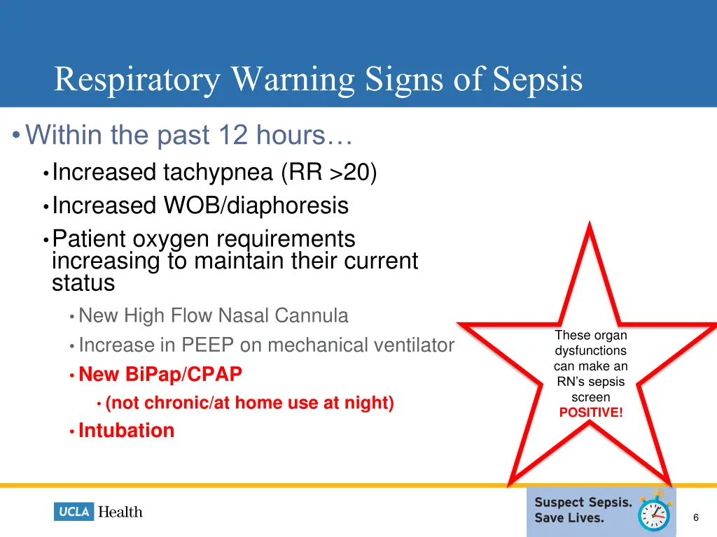 respiratory warning signs of sepsis