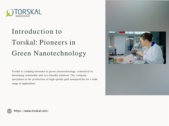 introduction to torskal pioneers in green