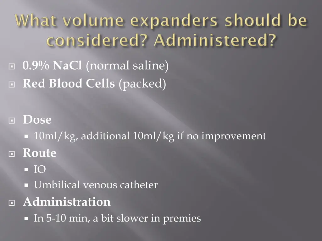 0 9 nacl normal saline red blood cells packed