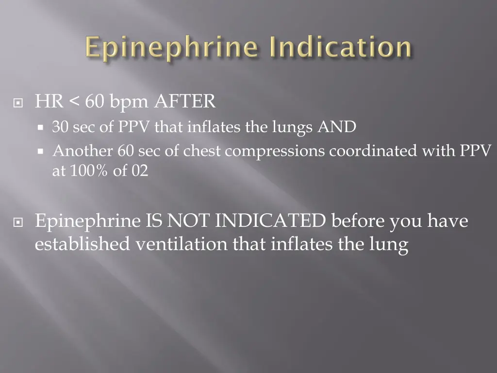 hr 60 bpm after 30 sec of ppv that inflates