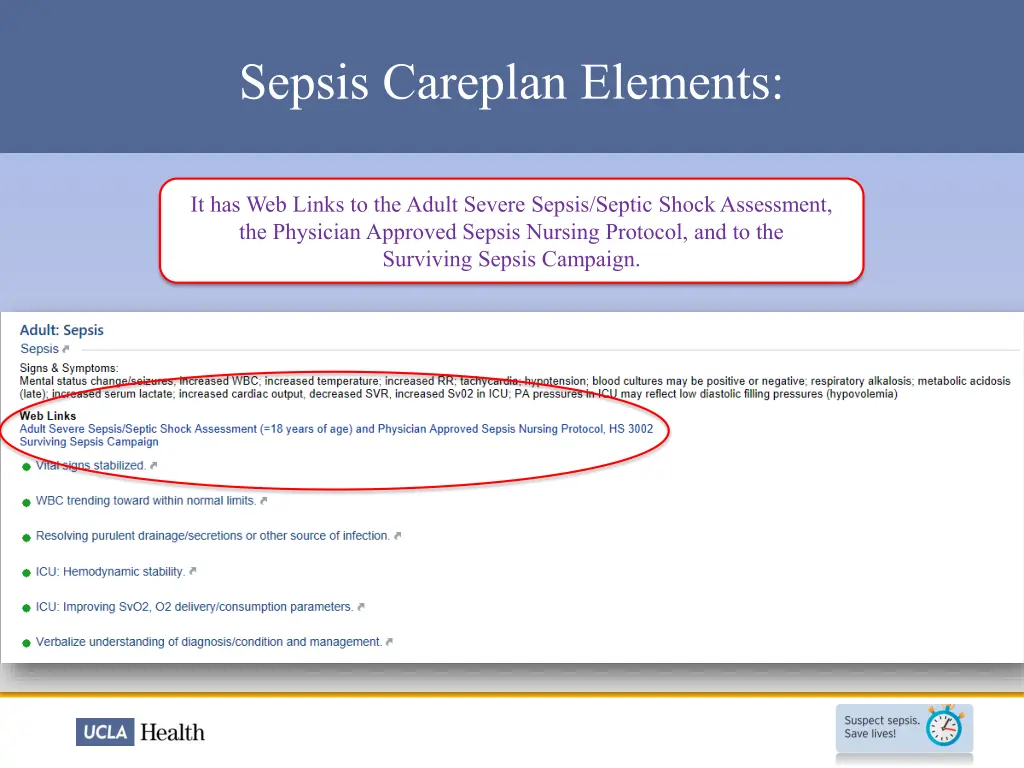 sepsis careplan elements 1