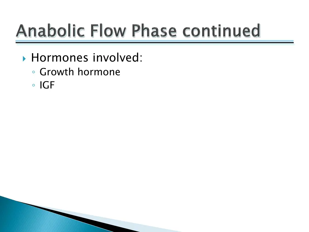 hormones involved growth hormone igf