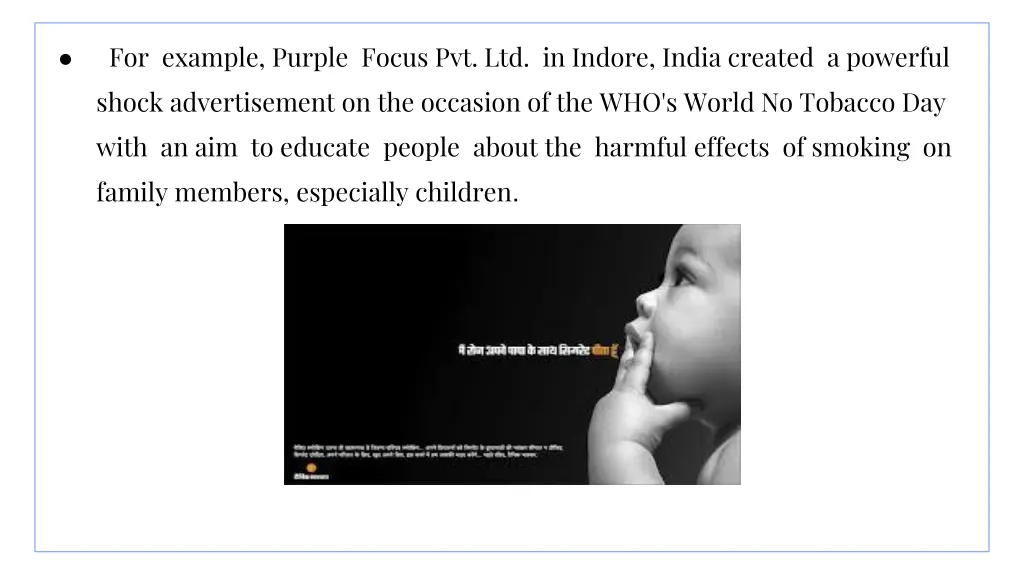 for example purple focus pvt ltd in indore india