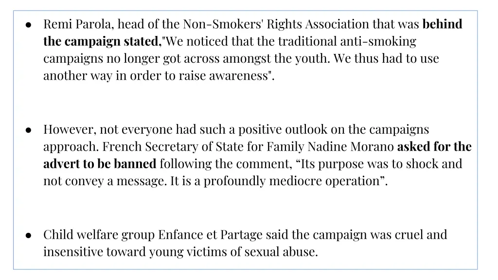 remi parola head of the non smokers rights