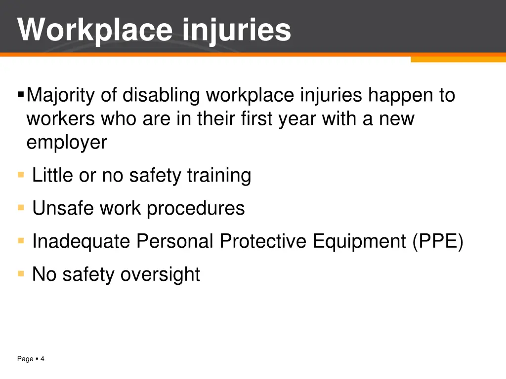 workplace injuries