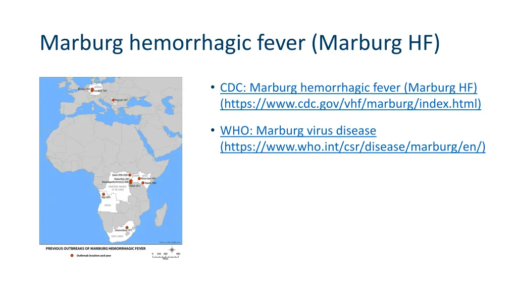 marburg hemorrhagic fever marburg hf