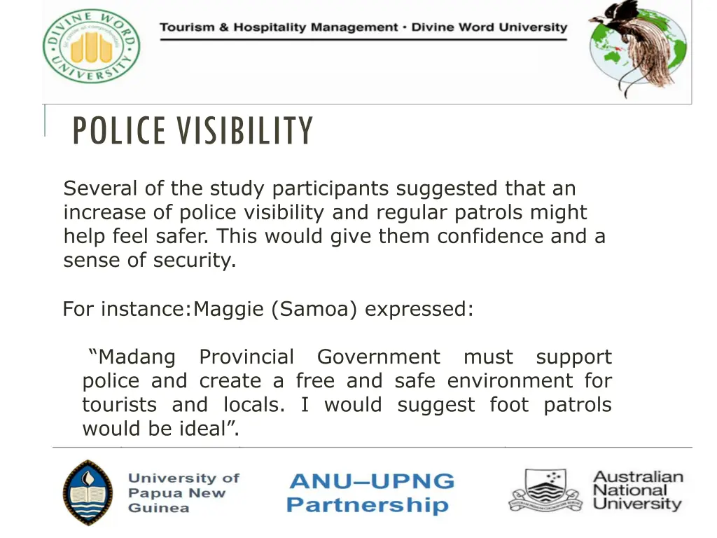 police visibility