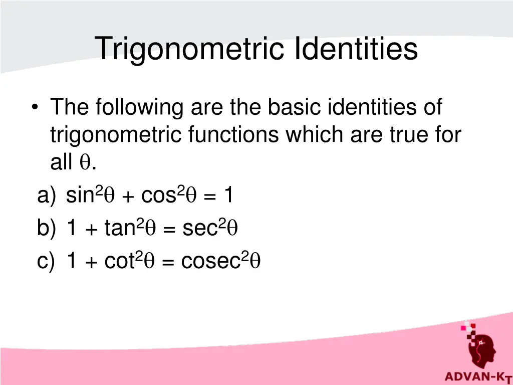 trigonometric identities