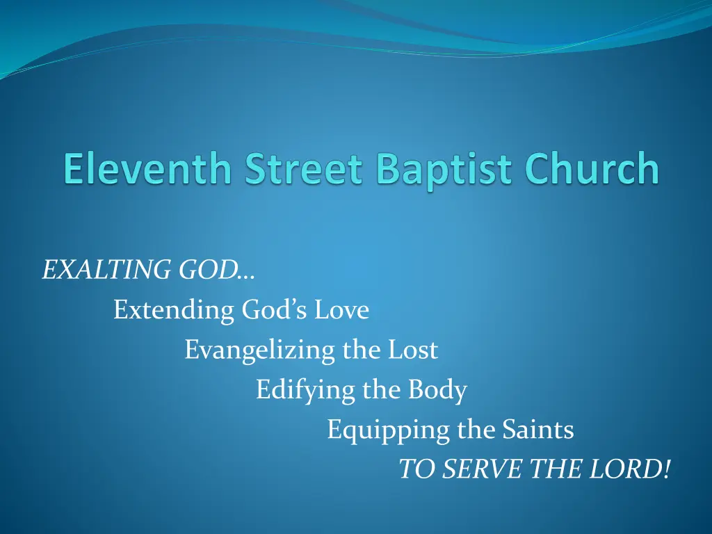 exalting god extending god s love evangelizing