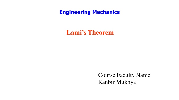 engineering mechanics