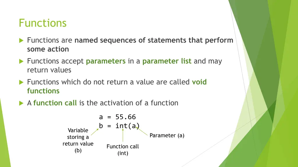 functions