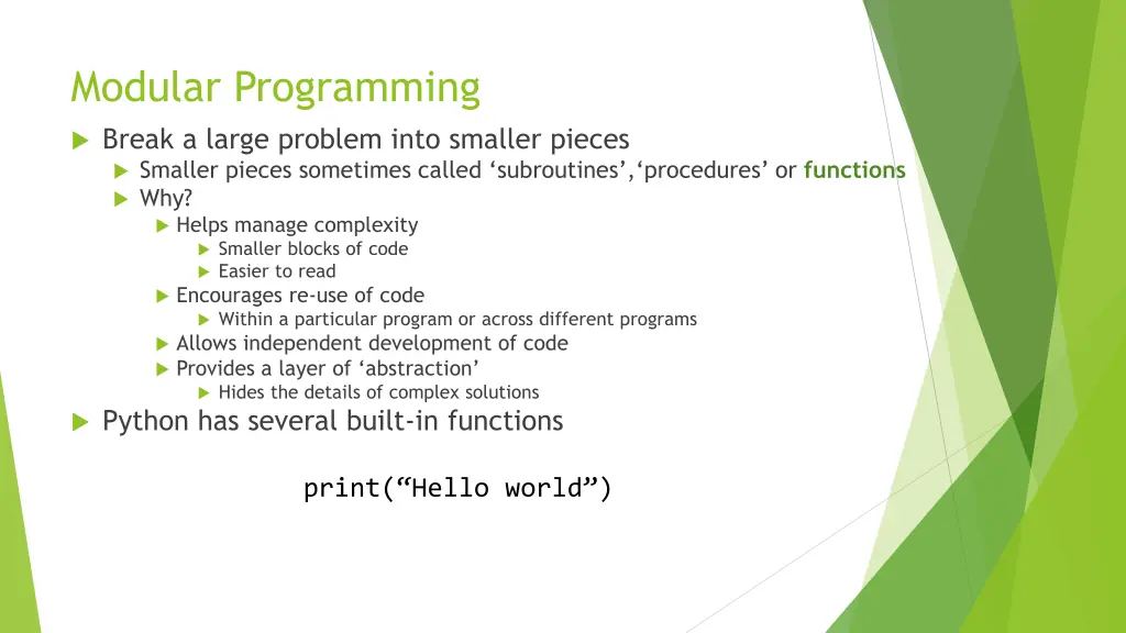 modular programming 1