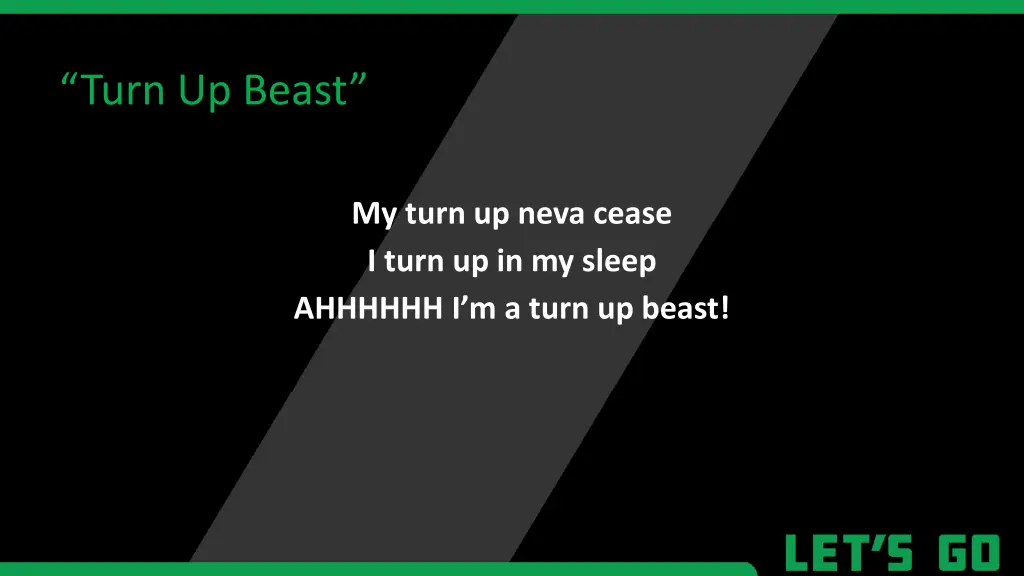 turn up beast