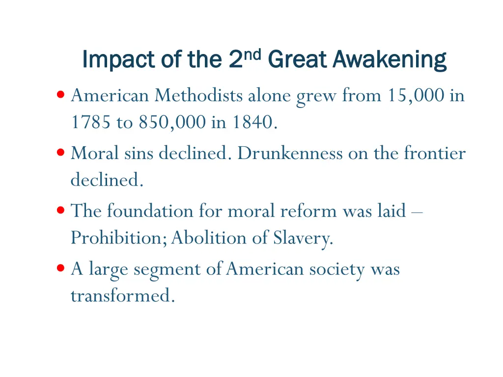 impact of the 2 impact of the 2 nd 2