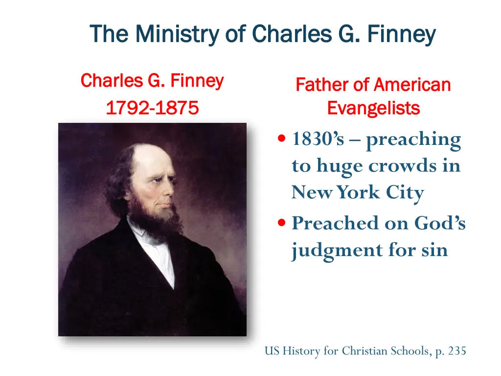 the ministry of charles g finney the ministry 1