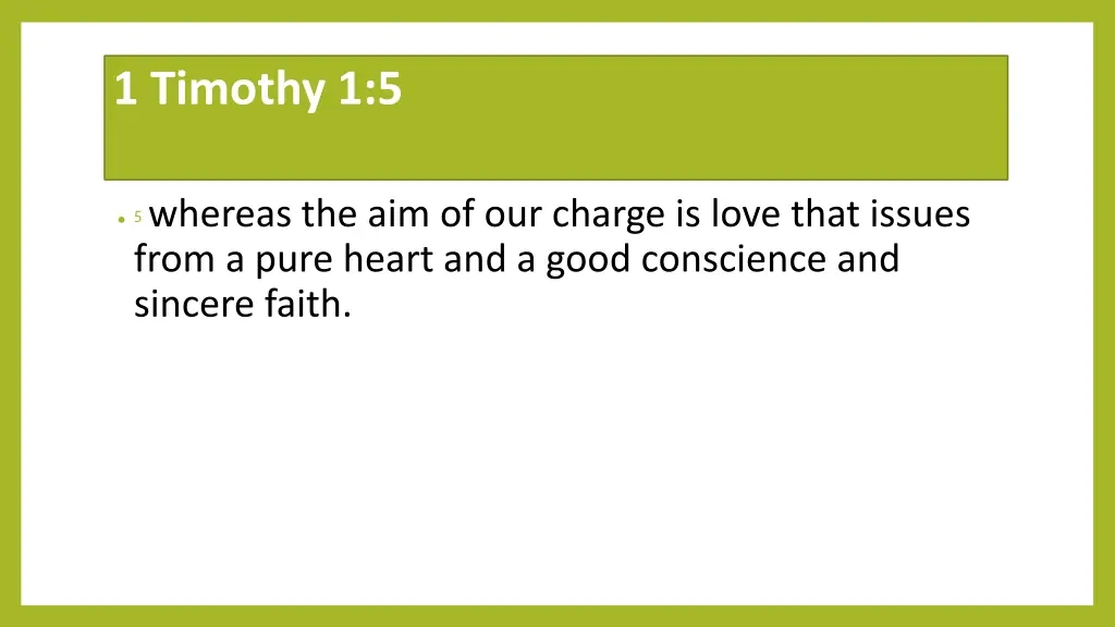 1 timothy 1 5