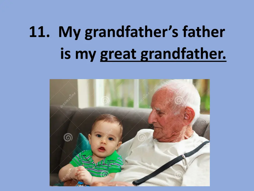 11 my grandfather s father is my great grandfather