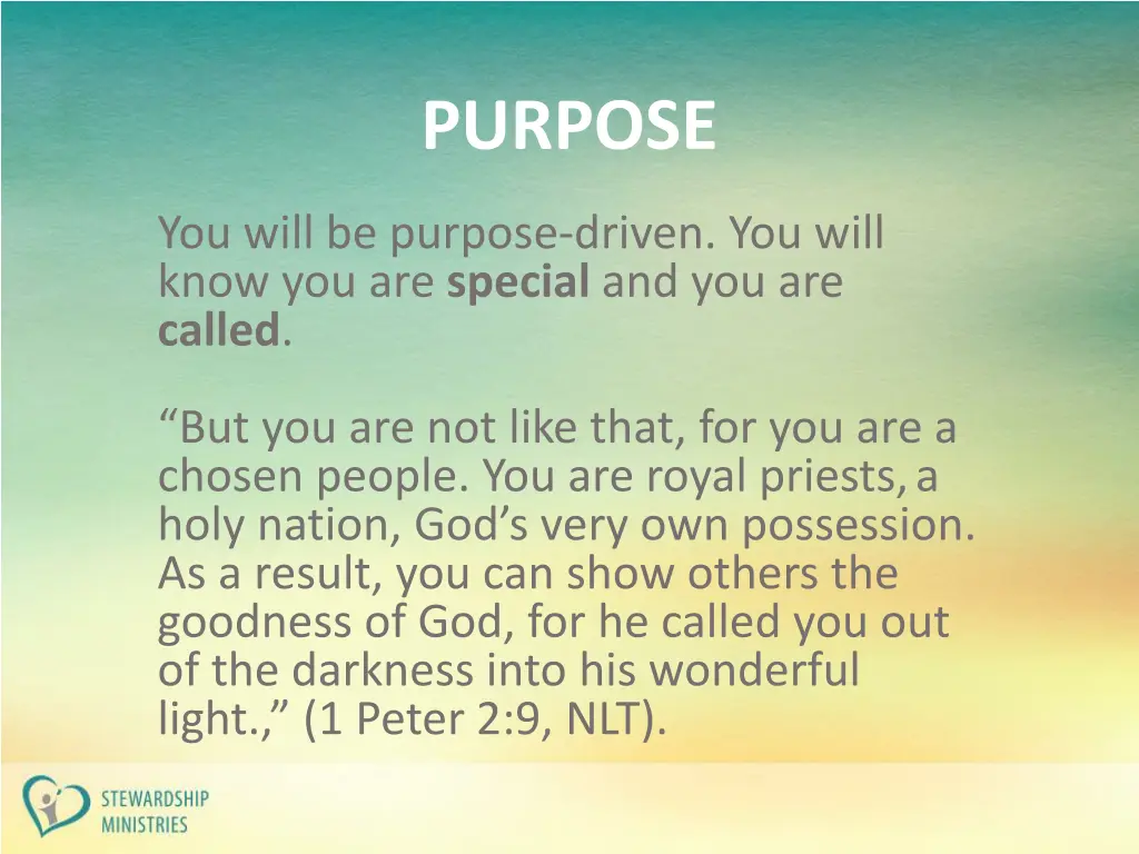 purpose