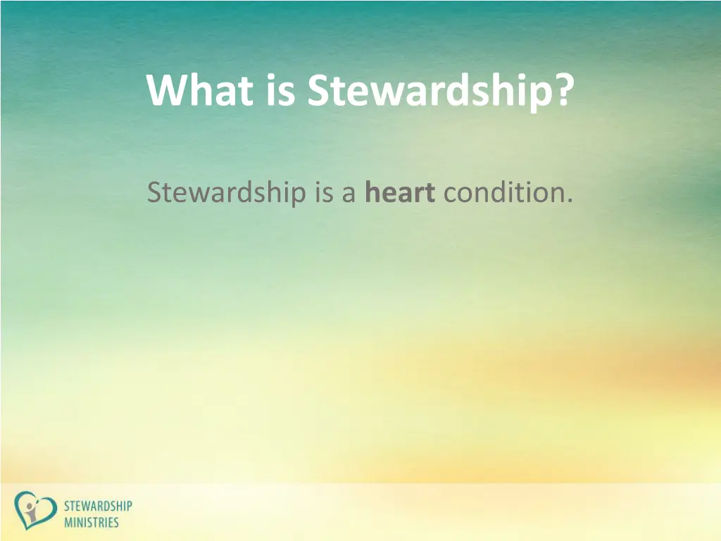 what is stewardship