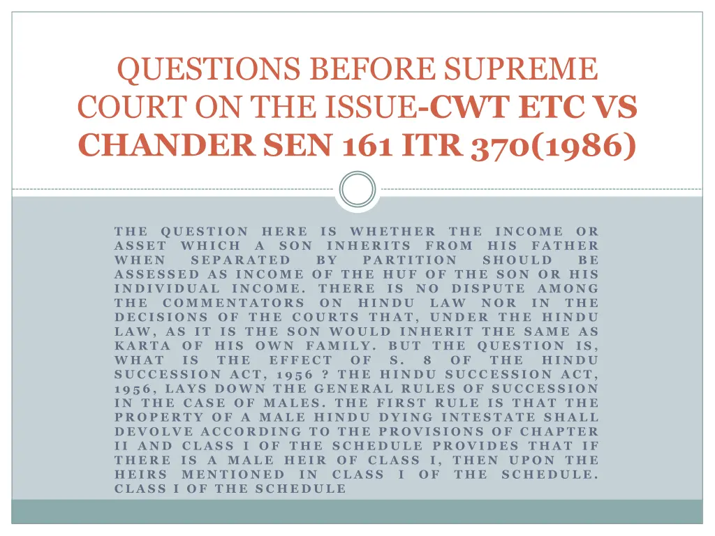 questions before supreme court on the issue