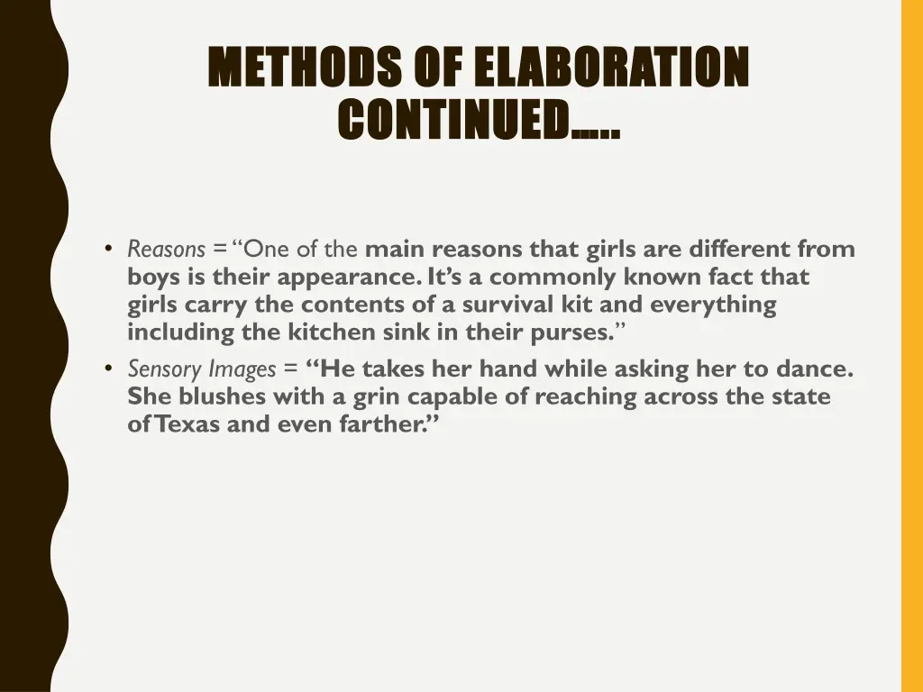 methods of elaboration methods of elaboration 2