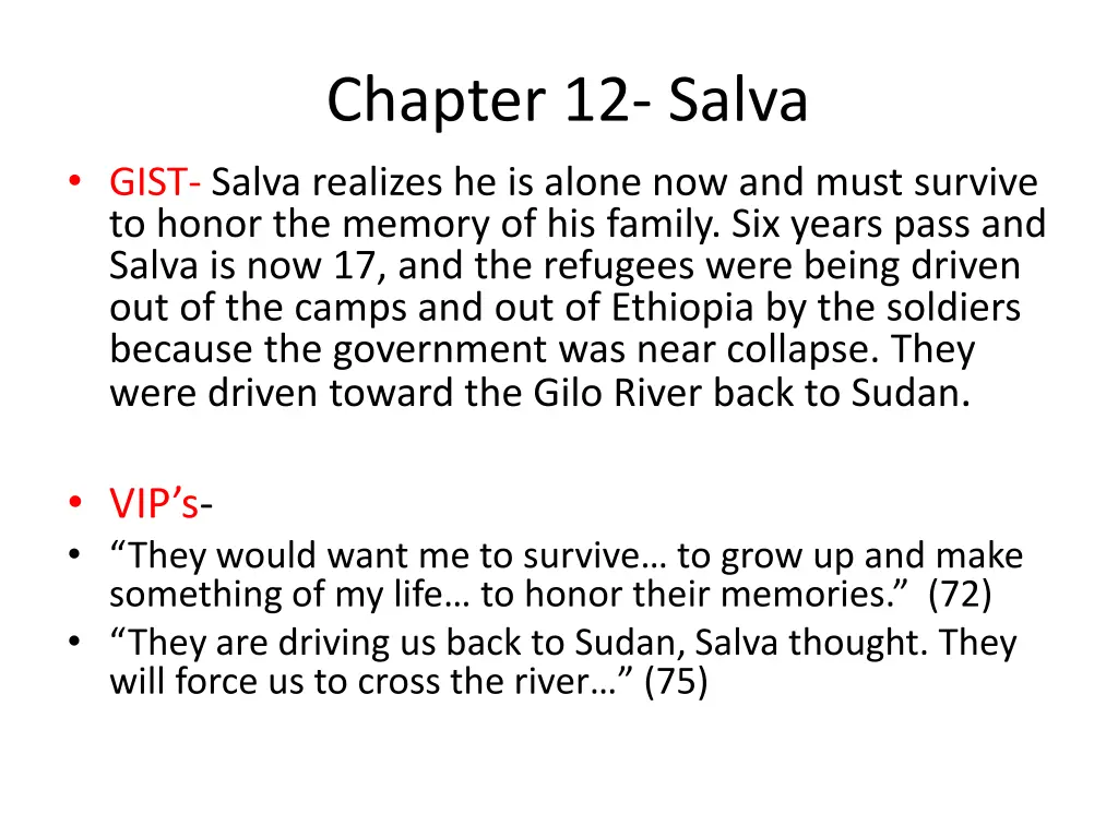 chapter 12 salva