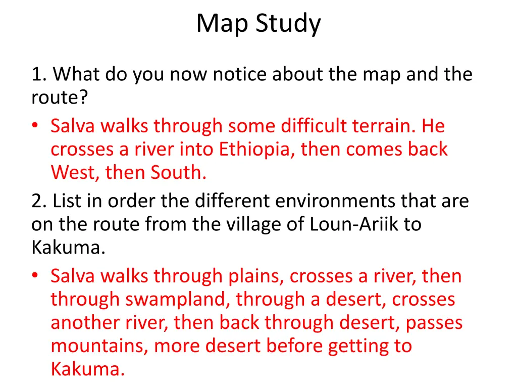 map study 1