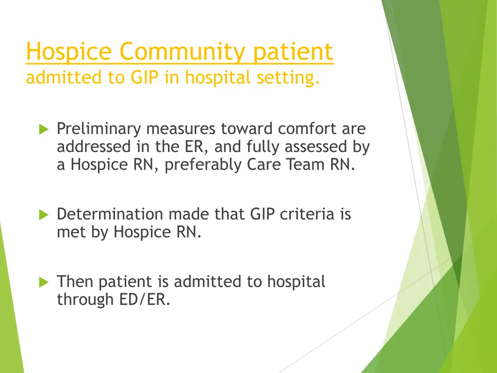 hospice community patient admitted