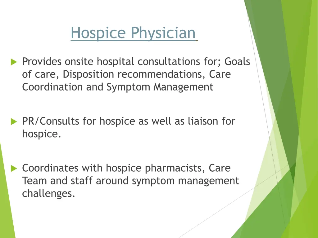 hospice physician