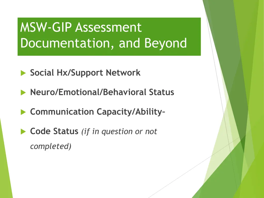 msw gip assessment documentation and beyond 1