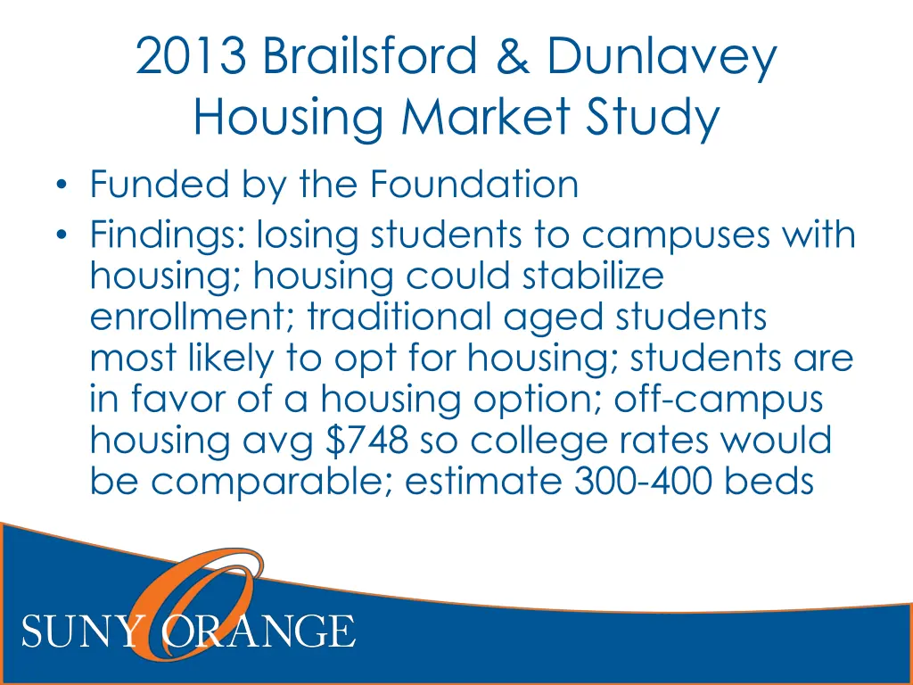 2013 brailsford dunlavey housing market study